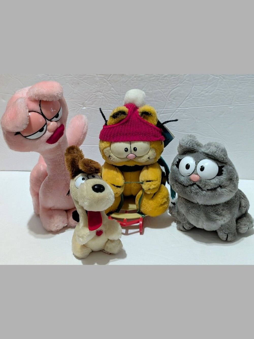 Vintage 80s Dakin GARFIELD & FRIENDS Odie Arlene Nermal Small Plush Lot